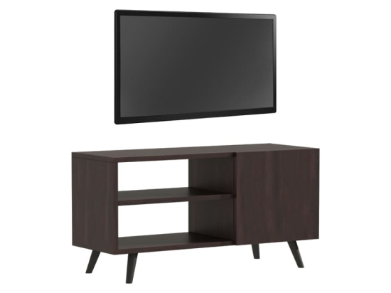 Έπιπλο τηλεόρασης Orianne pakoworld μελαμίνης καρυδί-wenge 90x32x46εκ