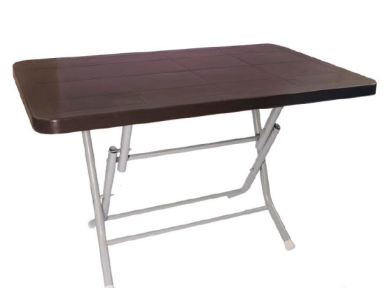 Bonsai Home Τραπέζι Σπαστό PP 80x80x72 Γκρι