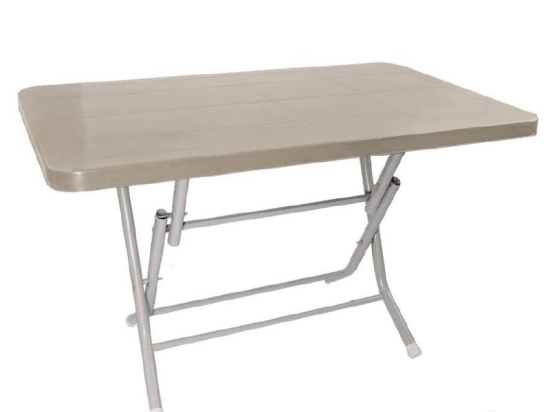 Bonsai Home Τραπέζι Σπαστό PP 80x80x72 Μπεζ