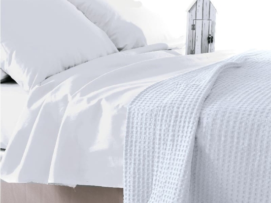 Ariete Casa Κουβέρτα Πικέ King Size 240x260 - Λευκό