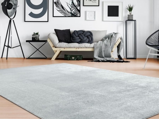 Paco Home Χαλί Soft Μπουκλέ 140x200 - Luxus Γκρι
