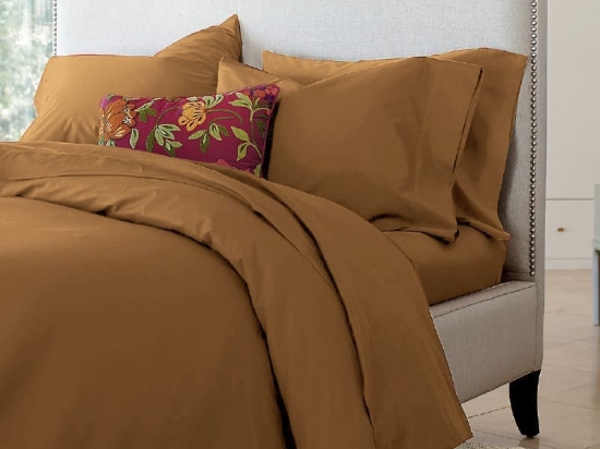 Ariete Casa Σετ Σεντόνια Βαμβακερά Περκάλι 250 TC King Size 240×260 - Homeport Μπεζ