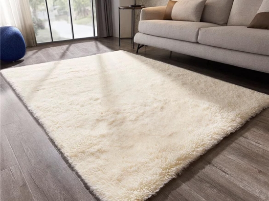 United Carpet Χαλί Shaggy/Γούνα 230x270 - FurX Έκρου