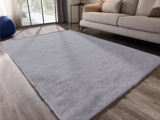 United Carpet Χαλί Shaggy/Γούνα 240x300 - FurX Γκρι