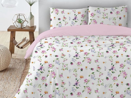 Isadore Lorreine Σετ Σεντόνια Μονά Φανελένια 160x270 – Happy Flower Ροζ