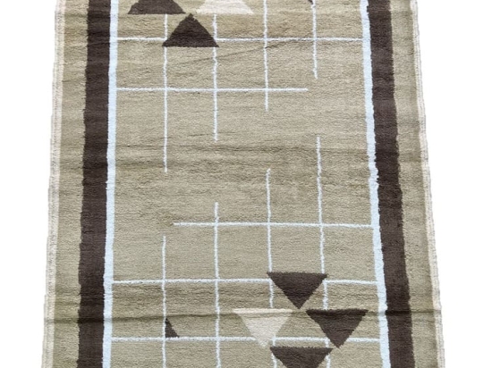Bonsai Home Χαλί Ακρυλικό με Κρόσσια 110x170 - Louvro Μπεζ