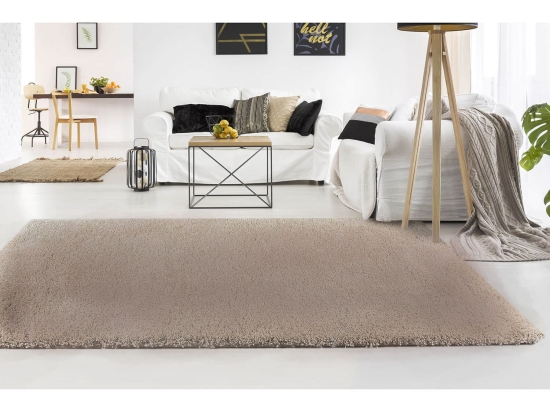 Eco-Carpet Μοκέτα Shaggy 140x200 - Dali Γκρι/Μπεζ
