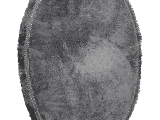 United Carpet Χαλί Γούνινο με Κρόσια 230x270 - Cordoba Γκρι