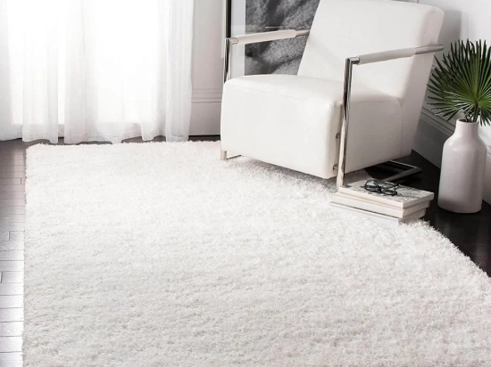 Bonsai Home Χαλί Shaggy Προβατάκι 40x145 - Sherpa Εκρού