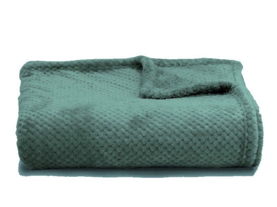 Bonsai Home Κουβέρτα Υπέρδιπλη 210x230 Coral Pop Corn Γκρι/Πετρόλ