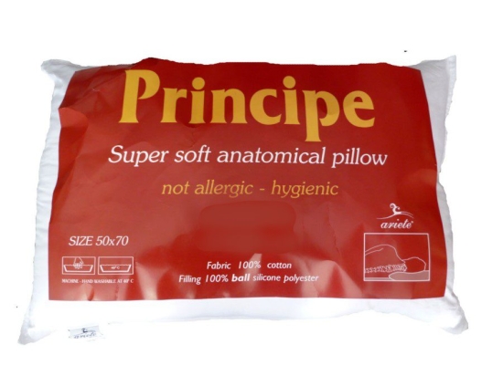 Ariete Casa Μαξιλάρι Ύπνου Principe Cotton Ανατομικό Μέτριας Σκληρότητας 50x70