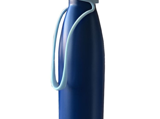 DreamHouse Θερμός Μπουκάλι 500ml Ανοξείδωτο Ατσάλι με Χερούλι Μπλε
