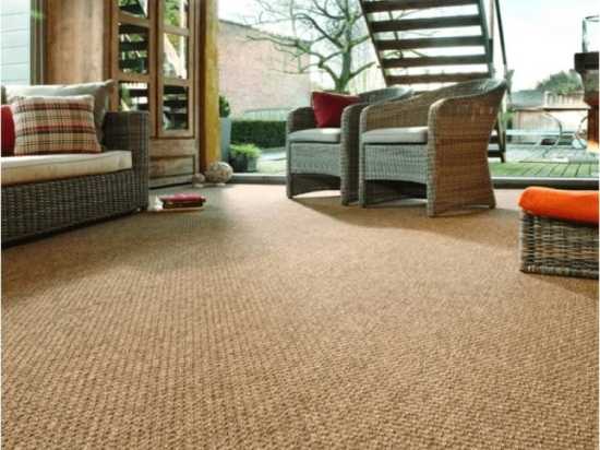 Eco-Carpet Χαλί Τύπου Ψάθα 200x290 - African Μπεζ