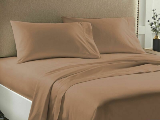Ariete Casa Σεντόνι Βαμβακερό Kinsg Size 240x260 Σοκολά