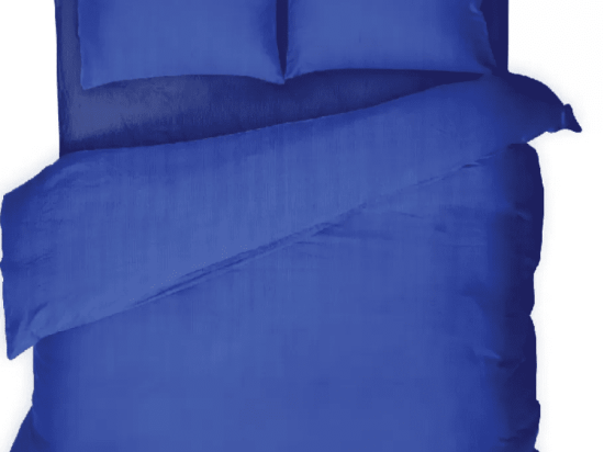 Isadore Lorraine Σετ Σεντόνια Βαμβακοσατέν King Size 240x270 Μπλε / Μπλε Σκούρο