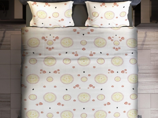 Ariete Casa Σετ Σεντόνια Υπέρδιπλα 220x240 Microfiber - DISON Εκρού
