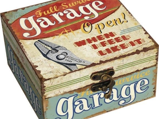 Διακοσμητικό Κουτί “Garage” 13Χ13Χ7