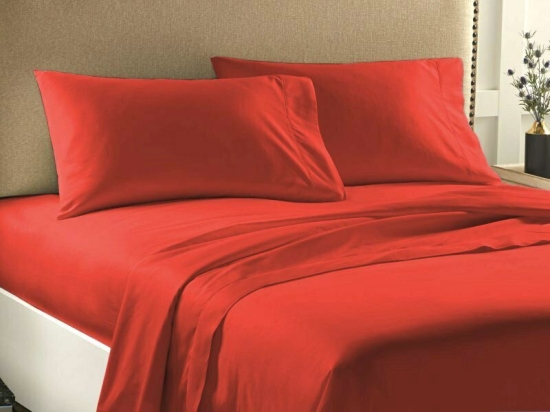 Ariete Casa Σεντόνι Διπλό 200×240 cm Κοραλλί