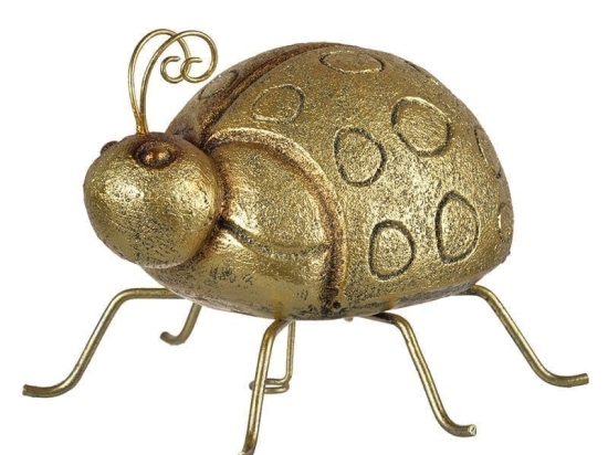 Artekko Διακοσμητικό Insect Μεταλλικό Χρυσό 15Χ16,50Χ12,50 cm
