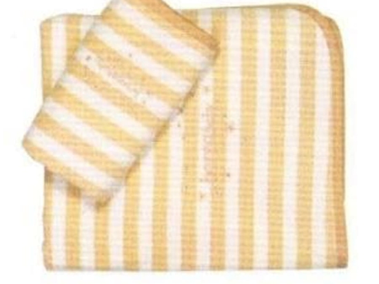 Σετ Πετσέτες Βebe 2 Tεμαχίων 75Χ120 / 40Χ60 cm Κίτρινο