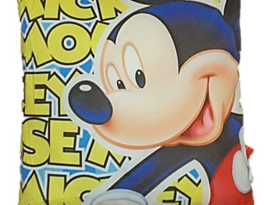 Bonsai Home Μαξιλαράκι Φιγούρας με Γέμιση 40x40 Micky Mouse