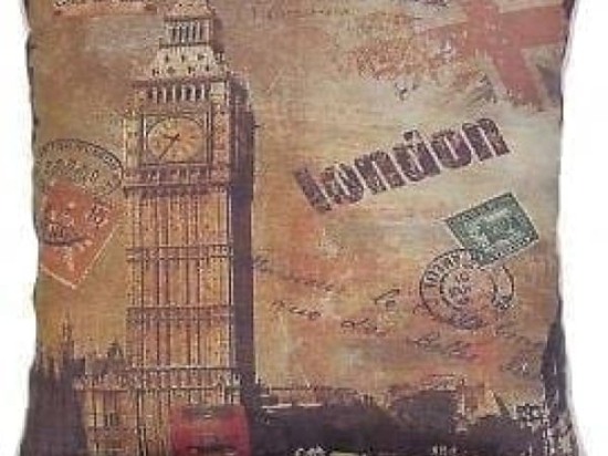Bonsai Home Μαξιλάρι Printed London 45Χ45 cm