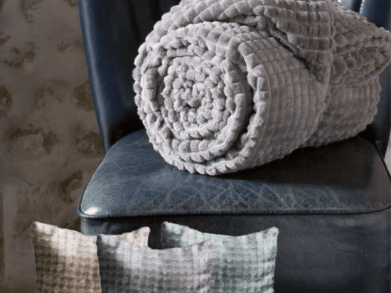 Amo la Casa Κουβέρτα Super Soft Flannel Μονή 150X200 - Cubotti Γκρι