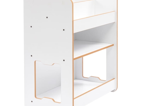 Ραφιέρα Seagull pakoworld λευκό mdf 57x34x70εκ