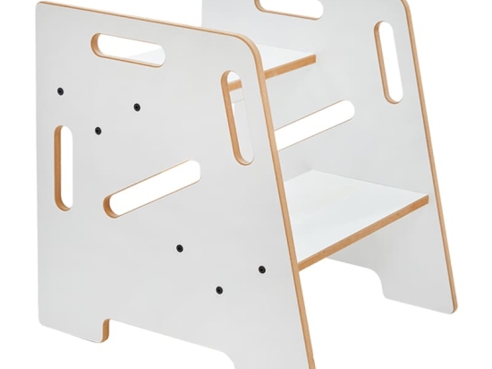 Πύργος εκμάθησης Steppy pakoworld λευκό mdf 34x39x39εκ