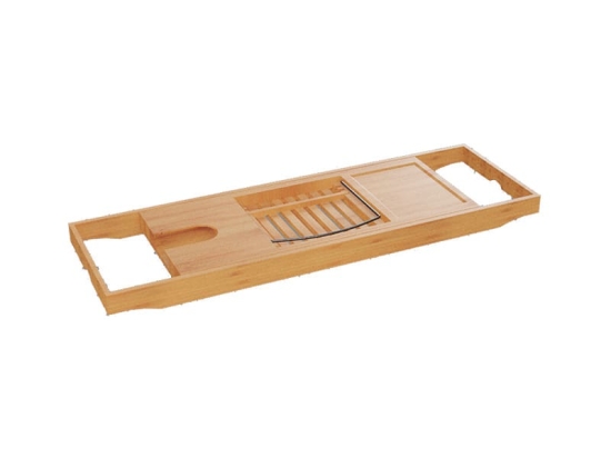 Πλατό μπανιέρας Platon pakoworld φυσικό bamboo 70x15x4,5εκ