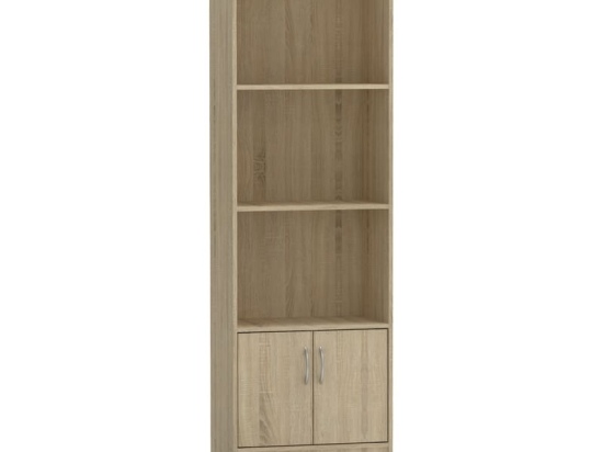 Βιβλιοθήκη Negan pakoworld sonoma μελαμίνης 57x33x180εκ