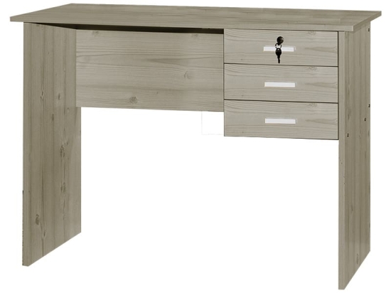 Γραφείο εργασίας-συρταριέρα Sophia pakoworld sonoma 116x57x72εκ