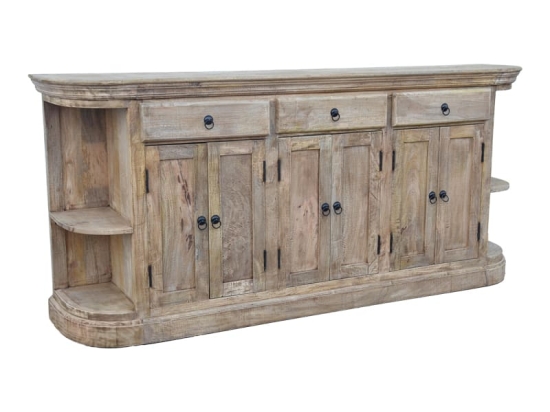 Μπουφές Freklian Inart φυσικό μασίφ mango ξύλο 200x42x90εκ