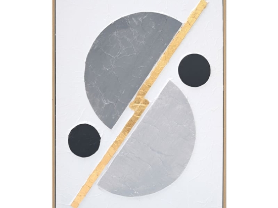 Πίνακας σε καμβά Geometric Inart 52x4.5x72εκ
