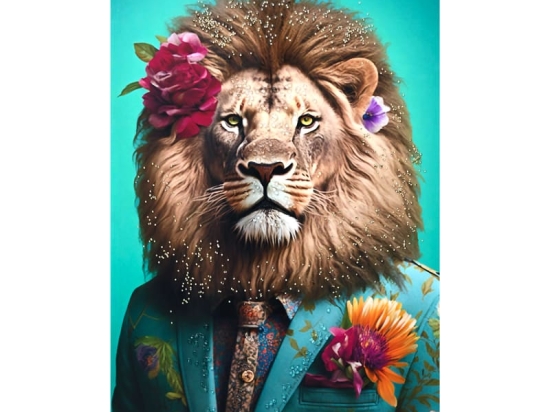 Πίνακας σε καμβά King Inart 60x2.5x90εκ