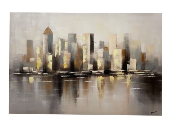 Πίνακας σε καμβά Scenery Inart 120x3x80εκ