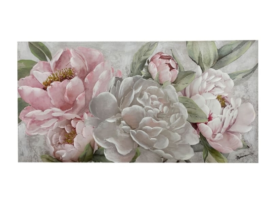 Πίνακας σε καμβά Kattie I Inart 120x3x60εκ