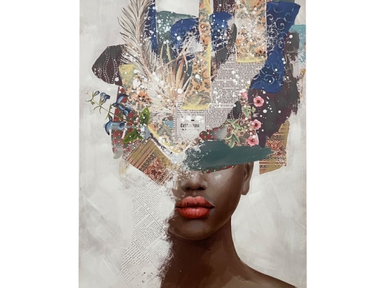 Πίνακας σε καμβά Drenia Inart 80x3x120εκ
