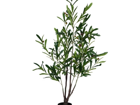 Διακοσμητικό φυτό Olive tree σε γλάστρα Inart πράσινο pp Υ120εκ