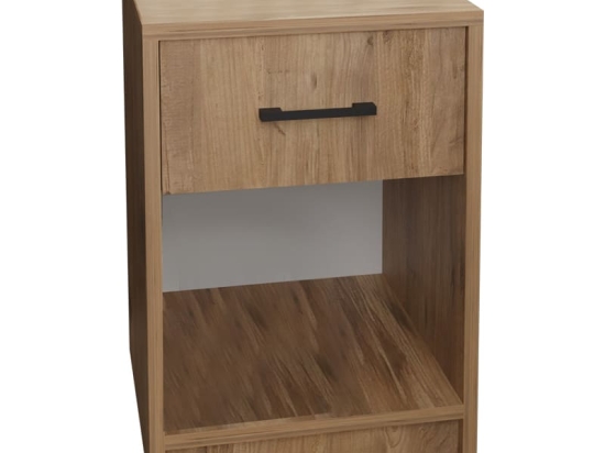 Κομοδίνο Ponil pakoworld oak μελαμίνης 41x41x54.5εκ