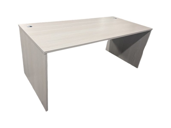 Γραφείο εργασίας Armadi pakoworld σε sonoma-λευκή απόχρωση 140x70x75εκ