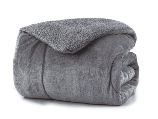 Borea Κουβερτοπάπλωμα Cozy Υπέρδιπλο 220 x 240 cm Γκρι