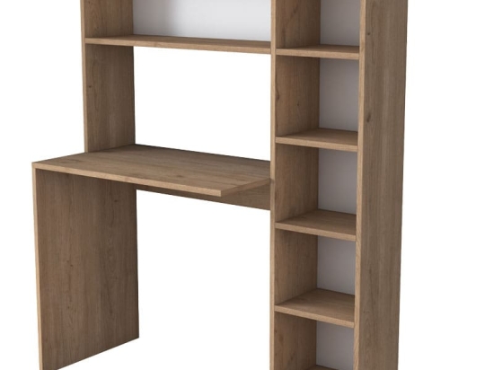 Γραφείο με βιβλιοθήκη Janson pakoworld sonoma 113x40x142εκ