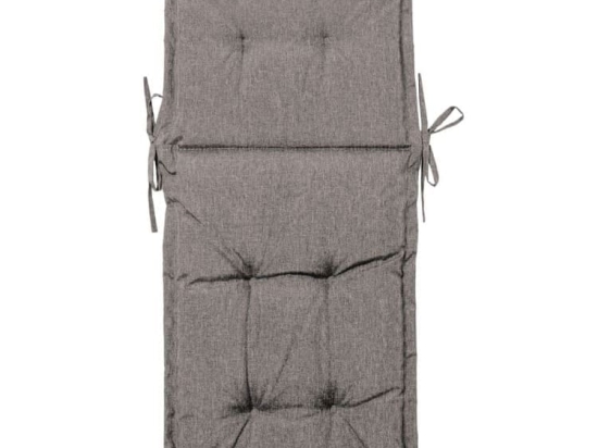 Amo la Casa Μαξιλάρι Ξαπλώστρας 55x185x5 Υφασμάτινο - Melange Γκρι