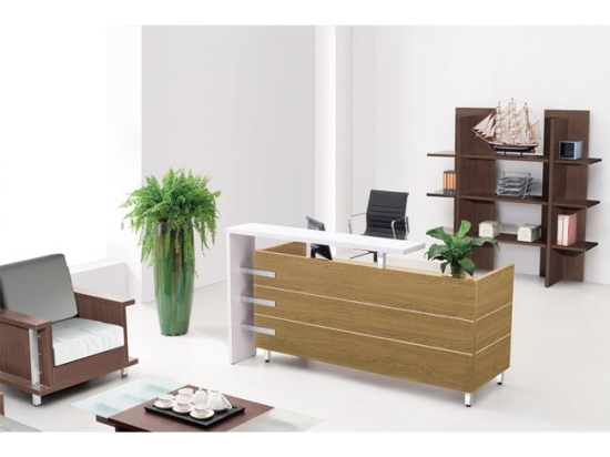 Reception project sonoma λευκό 180x75x110cm