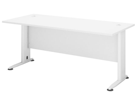 Basic γραφείο σε λευκό 180x80x75 εκ