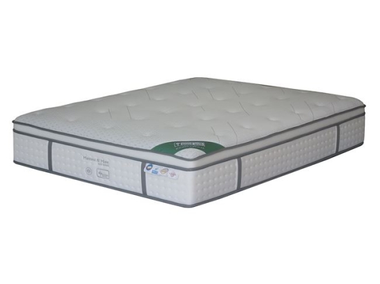 Στρώμα pocket spring με memory foam latex μονής όψης 160x200x34 εκ
