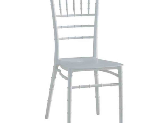 Ilona καρέκλα catering στοιβαζόμενη pp σε λευκό χρώμα 40x46x88 εκ
