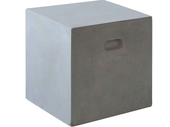 Concrete σκαμπό από τσιμέντο σε φυσική απόχρωση 37x37x40 εκ