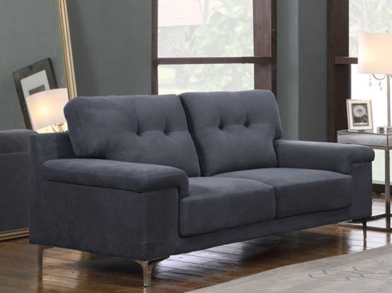 Διθέσιος καναπές Note σε μπλε γκρι απόχρωση 171x89x85 εκ